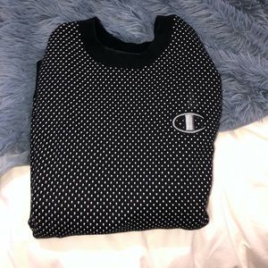 Polka-dot Champion crewneck men’s size Large